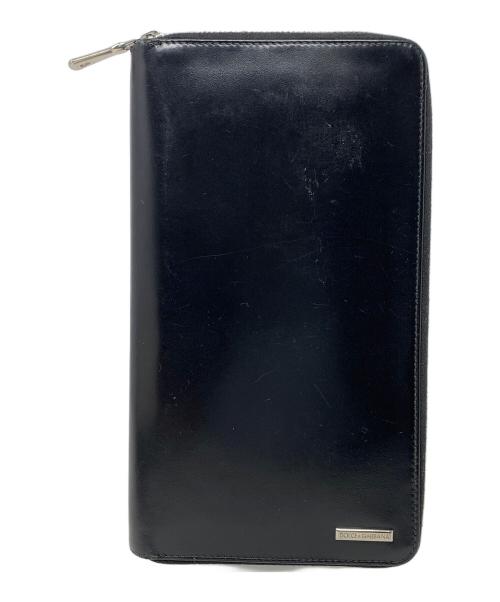 DOLCE & GABBANA（ドルチェ＆ガッバーナ）DOLCE & GABBANA (ドルチェ＆ガッバーナ) 長財布 ブラック サイズ:実寸サイズにてご確認ください。の古着・服飾アイテム