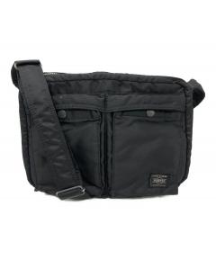 PORTER ボディバッグ ブラック デニム　中古美品 PORTER - 【中古】PORTER 10th Anniversary ボディバッグ ブラック