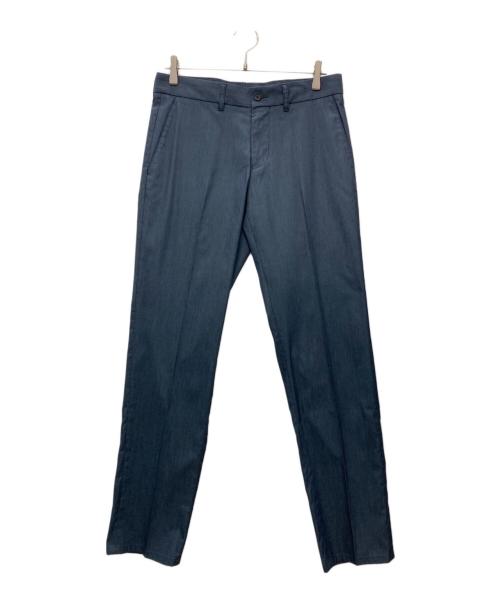 MACKINTOSH LONDON（マッキントッシュ ロンドン）MACKINTOSH LONDON (マッキントッシュ ロンドン) コットンポリエステルピケストレッチパンツ ネイビー サイズ:82（M)の古着・服飾アイテム