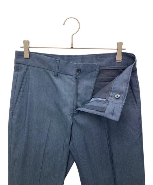 MACKINTOSH LONDON（マッキントッシュ ロンドン）MACKINTOSH LONDON (マッキントッシュ ロンドン) コットンポリエステルピケストレッチパンツ ネイビー サイズ:82（M)の古着・服飾アイテム