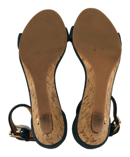 TORY BURCH（トリーバーチ）TORY BURCH (トリーバーチ) サンダル グリーン サイズ:記載なしの古着・服飾アイテム