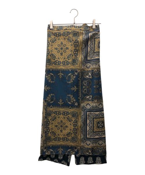 manipuri（マニプリ）manipuri (マニプリ) プリントパンツ ネイビー サイズ:FREEの古着・服飾アイテム