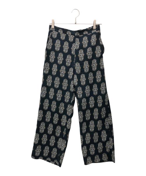 manipuri（マニプリ）manipuri (マニプリ) プリントパンツ ネイビー サイズ:FREEの古着・服飾アイテム