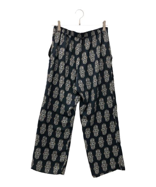 manipuri（マニプリ）manipuri (マニプリ) プリントパンツ ネイビー サイズ:FREEの古着・服飾アイテム