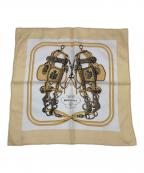 HERMESエルメス）の古着「カレ40 ブリッド・ドゥ・ガラ」｜アイボリー