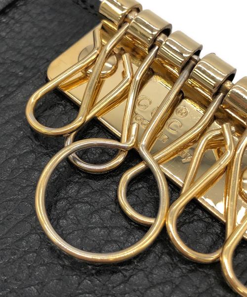 GUCCI（グッチ）GUCCI (グッチ) 6連キーケース ブラックの古着・服飾アイテム