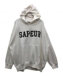 SAPEur（サプール）の古着「プルオーバーパーカー」｜ホワイト