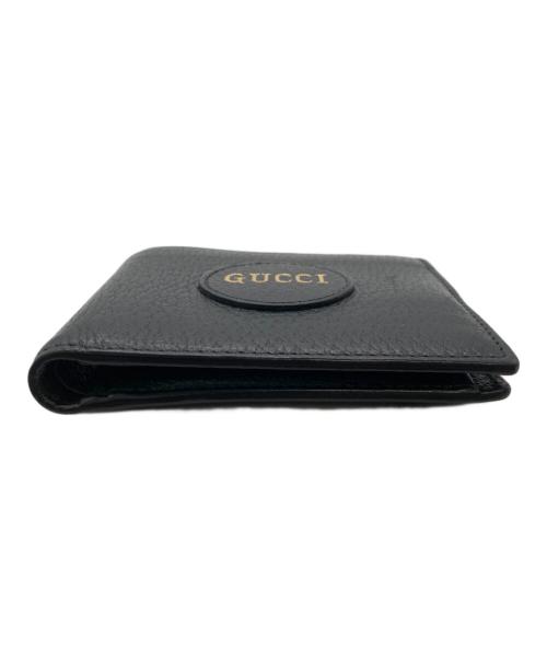 GUCCI（グッチ）GUCCI (グッチ) 2つ折り財布 ブラックの古着・服飾アイテム