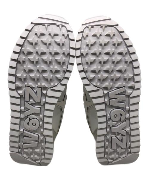 just say wizz（ジャストセイウィズ）JUST SAY WIZZ (ジャストセイウィズ) スニーカー グレー×アイボリー サイズ:25.0の古着・服飾アイテム