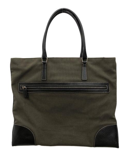 PRADA（プラダ）PRADA (プラダ) トートバッグ カーキの古着・服飾アイテム