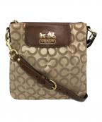 COACHコーチ）の古着「ショルダーバッグ」｜ベージュ