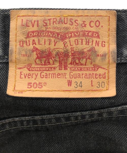LEVI'S（リーバイス）LEVI'S (リーバイス) ブラックジーンズ ブラック サイズ:W34の古着・服飾アイテム