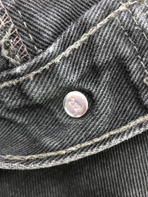 LEVI'S（リーバイス）LEVI'S (リーバイス) ブラックジーンズ ブラック サイズ:W34の古着・服飾アイテム