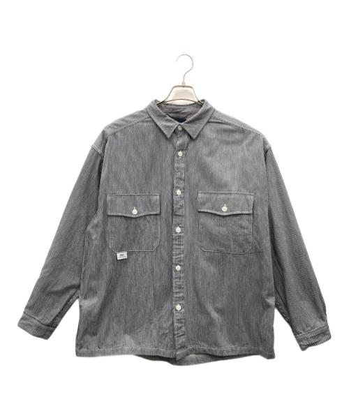 DESCENDANT（ディセンダント）DESCENDANT (ディセンダント) ワークシャツ グレー サイズ:3の古着・服飾アイテム