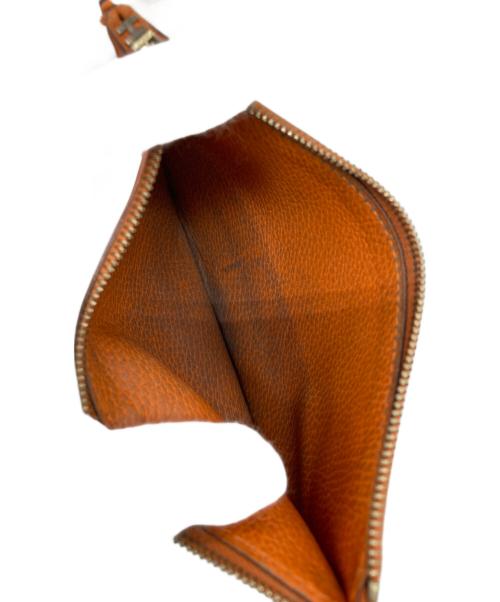 HERMES（エルメス）HERMES (エルメス) 長財布 オレンジの古着・服飾アイテム
