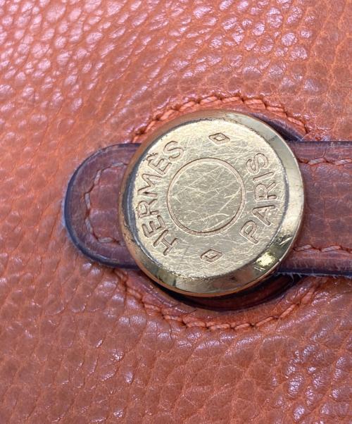 HERMES（エルメス）HERMES (エルメス) 長財布 オレンジの古着・服飾アイテム