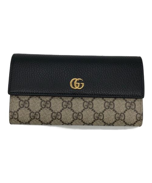 GUCCI（グッチ）GUCCI (グッチ) ダブルG コンチネンタルウォレットの古着・服飾アイテム