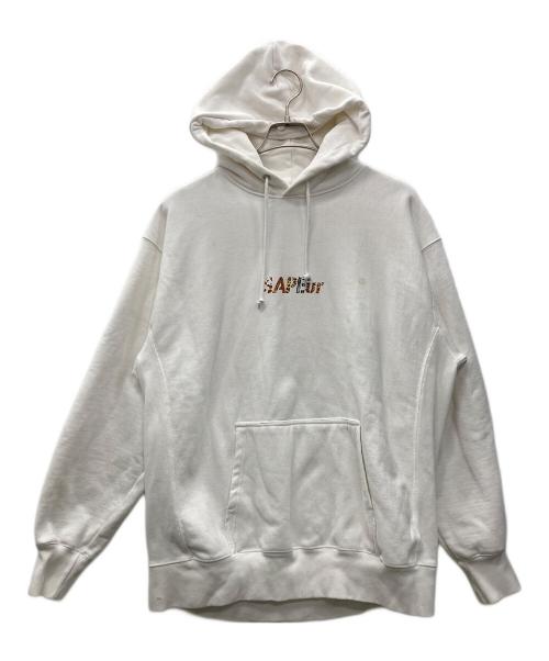 SAPEur（サプール）SAPEur (サプール) スウェット ホワイト サイズ:XLの古着・服飾アイテム