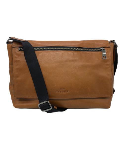 COACH（コーチ）COACH (コーチ) メッセンジャーバッグ ブラウンの古着・服飾アイテム