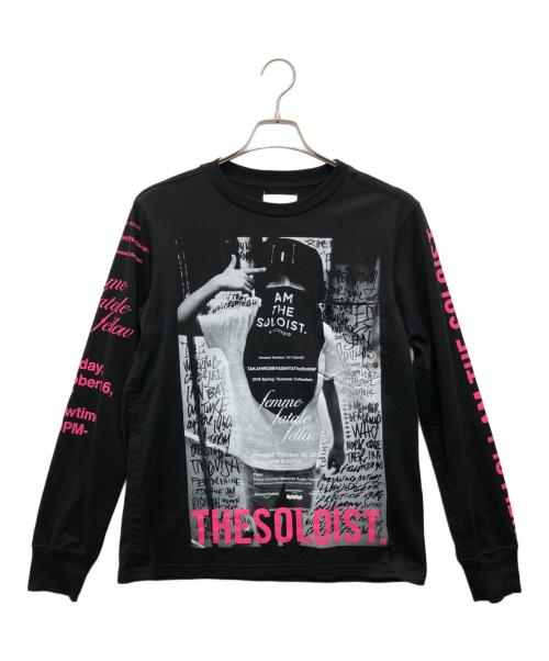 TAKAHIROMIYASHITA TheSoloIst.（タカヒロミヤシタ ザソロイスト）TAKAHIROMIYASHITA TheSoloIst. (タカヒロミヤシタ ザソロイスト) 長袖カットソー ブラック サイズ:46の古着・服飾アイテム