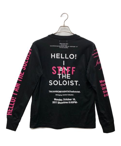 TAKAHIROMIYASHITA TheSoloIst.（タカヒロミヤシタ ザソロイスト）TAKAHIROMIYASHITA TheSoloIst. (タカヒロミヤシタ ザソロイスト) 長袖カットソー ブラック サイズ:46の古着・服飾アイテム