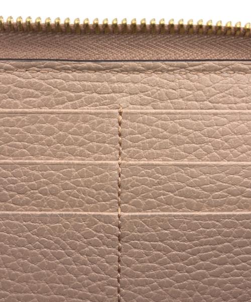 GUCCI（グッチ）GUCCI (グッチ) ラウンドジップウォレット ベージュの古着・服飾アイテム
