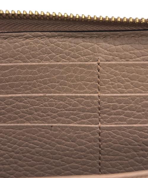 GUCCI（グッチ）GUCCI (グッチ) ラウンドジップウォレット ベージュの古着・服飾アイテム