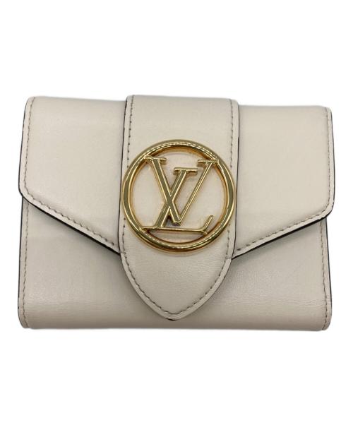 LOUIS VUITTON（ルイ ヴィトン）LOUIS VUITTON (ルイ ヴィトン) ポルトフォイユ・ポンヌフ ベージュの古着・服飾アイテム