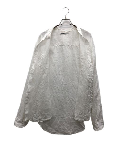 OLDMANSTAILOR（オールドマンズテーラー）OLDMANSTAILOR (オールドマンズテーラー) スタンドカラーシャツ ホワイト サイズ:Lの古着・服飾アイテム