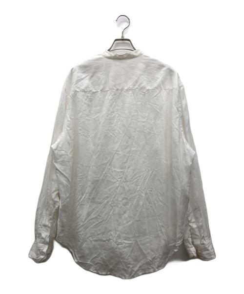 OLDMANSTAILOR（オールドマンズテーラー）OLDMANSTAILOR (オールドマンズテーラー) スタンドカラーシャツ ホワイト サイズ:Lの古着・服飾アイテム