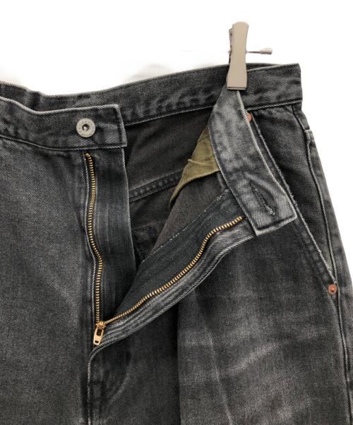 doublet（ダブレット）doublet (ダブレット) デニムパンツ ブラック サイズ:Mの古着・服飾アイテム