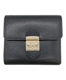 FURLA（フルラ）の古着「3つ折り財布」｜ブラック