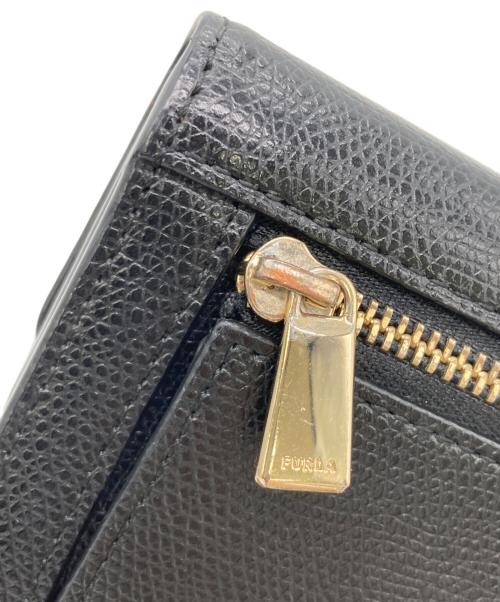 FURLA（フルラ）FURLA (フルラ) 3つ折り財布 ブラックの古着・服飾アイテム