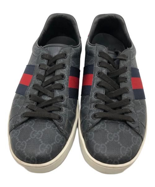 GUCCI（グッチ）GUCCI (グッチ) スニーカー ブラック サイズ:7 1/2の古着・服飾アイテム