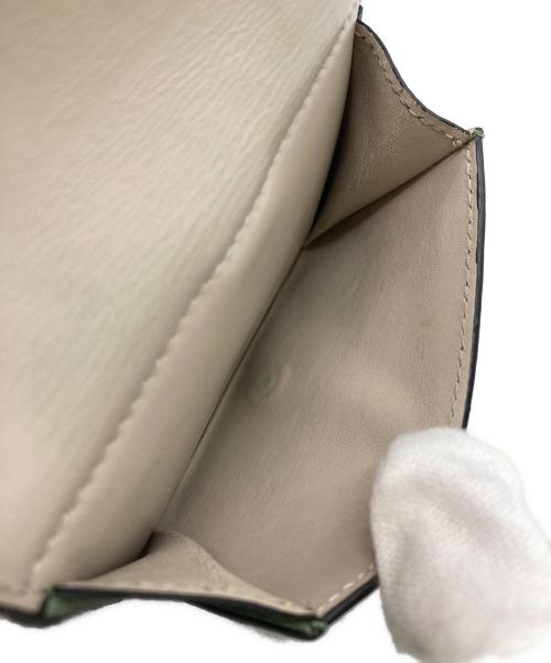 LOEWE（ロエベ）LOEWE (ロエベ) 3つ折り財布 グリーンの古着・服飾アイテム