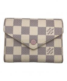 LOUIS VUITTON（ルイ ヴィトン）の古着「ポルトフォイユ・ヴィクトリーヌ ダミエ・アズール」