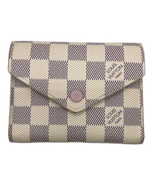 LOUIS VUITTON（ルイ ヴィトン）LOUIS VUITTON (ルイ ヴィトン) ポルトフォイユ・ヴィクトリーヌ ダミエ・アズールの古着・服飾アイテム
