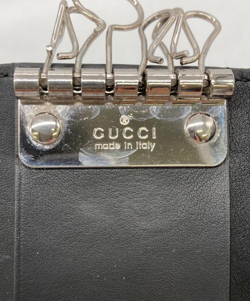 GUCCI（グッチ）GUCCI (グッチ) ６連キーケース ブラックの古着・服飾アイテム