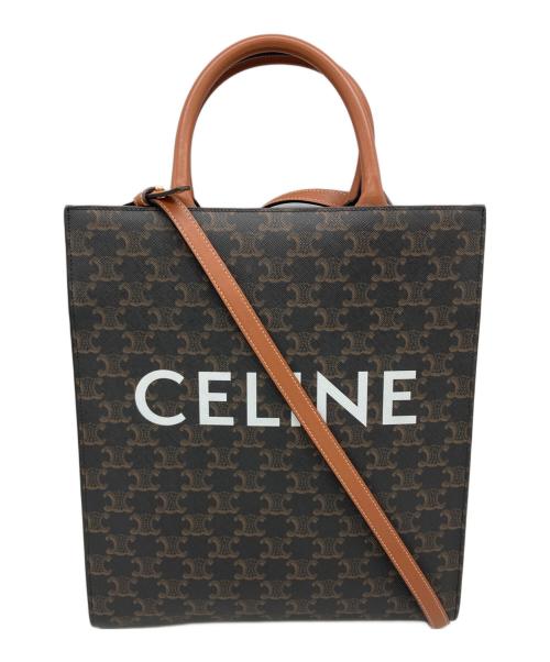 CELINE（セリーヌ）CELINE (セリーヌ) スモール カバ ヴァーティカル ブラックの古着・服飾アイテム