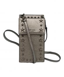 JIMMY CHOO（ジミーチュウ）の古着「PEGASI PHONE CASE」｜シルバー