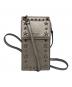 JIMMY CHOO（ジミーチュウ）の古着「PEGASI PHONE CASE」｜シルバー