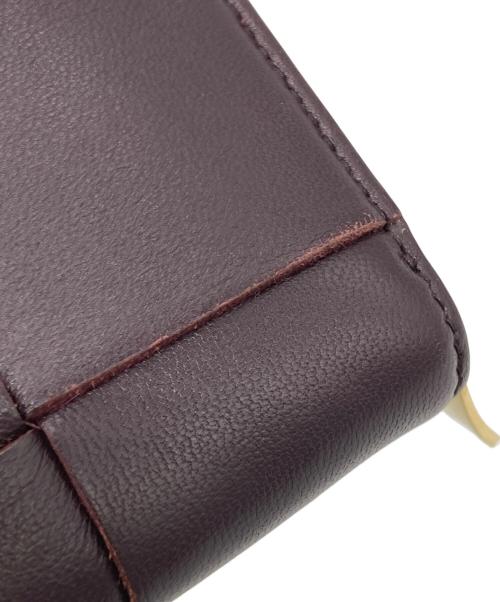 BOTTEGA VENETA（ボッテガベネタ）BOTTEGA VENETA (ボッテガベネタ) カセットジップアラウンドウォレット ブラウンの古着・服飾アイテム