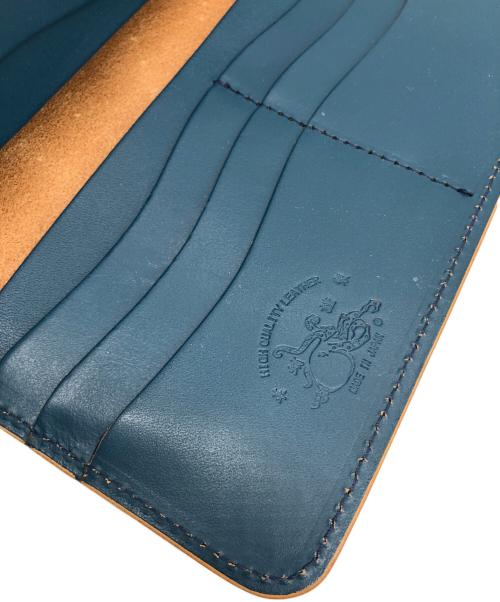 革蛸謹製（カワタコキンセイ）革蛸謹製 (カワタコキンセイ) 長財布 ブルーの古着・服飾アイテム