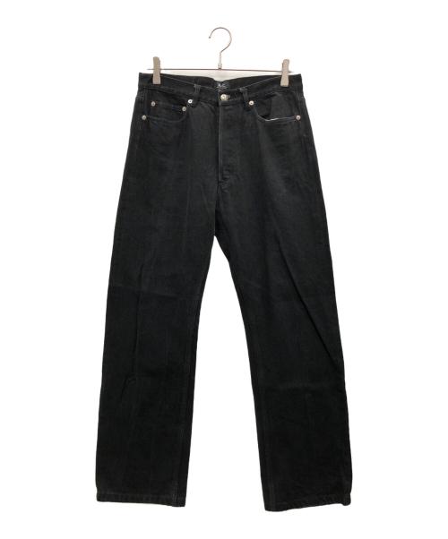 A.P.C.（アーペーセー）A.P.C. (アーペーセー) スタンダード ストレート デニム ブラック サイズ:W34の古着・服飾アイテム