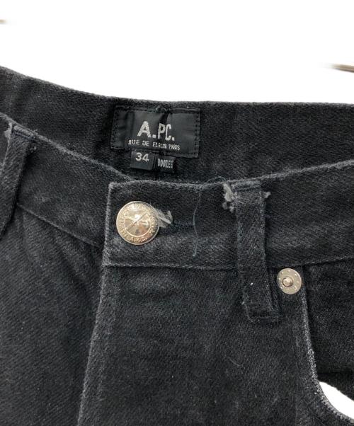 A.P.C.（アーペーセー）A.P.C. (アーペーセー) スタンダード ストレート デニム ブラック サイズ:W34の古着・服飾アイテム
