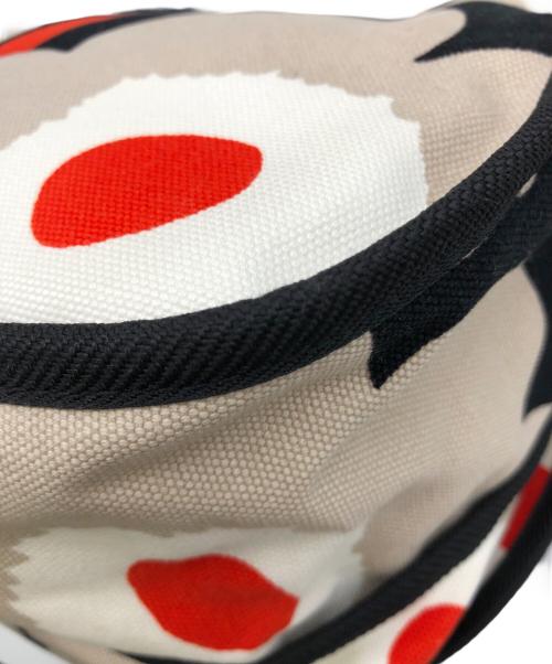 marimekko（マリメッコ）marimekko (マリメッコ) ショルダーバッグ ベージュ×ブラックの古着・服飾アイテム