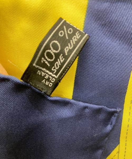 CELINE（セリーヌ）CELINE (セリーヌ) 大判スカーフ ネイビーの古着・服飾アイテム