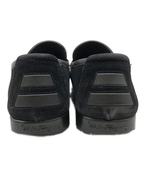 Salvatore Ferragamo（サルヴァトーレ フェラガモ）Salvatore Ferragamo (サルヴァトーレ フェラガモ) スウェードシューズ ブラック サイズ:2E　6の古着・服飾アイテム