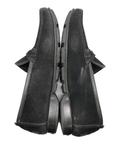 Salvatore Ferragamo（サルヴァトーレ フェラガモ）Salvatore Ferragamo (サルヴァトーレ フェラガモ) スウェードシューズ ブラック サイズ:2E　6の古着・服飾アイテム