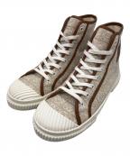 LOEWEロエベ）の古着「anagram HIGH TOP SNAKERS」｜ベージュ